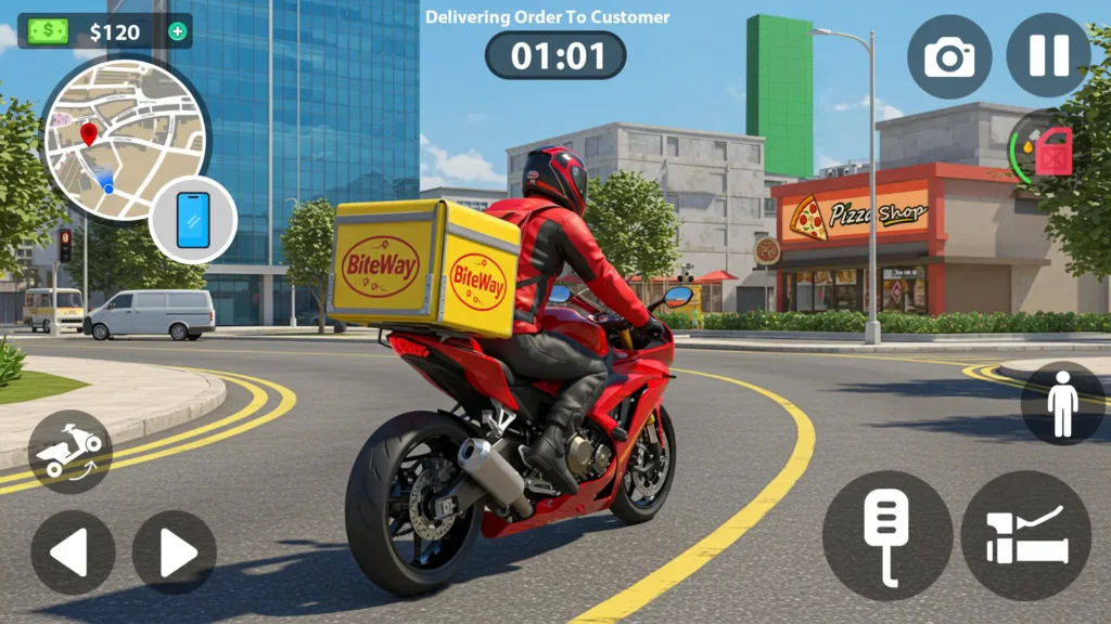 Delivery Rider Life Simulator - Jogo de Entregas para Android